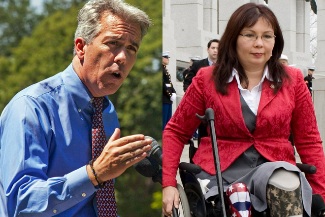 Joe Walsh and Tammy Duckworth (AP)
