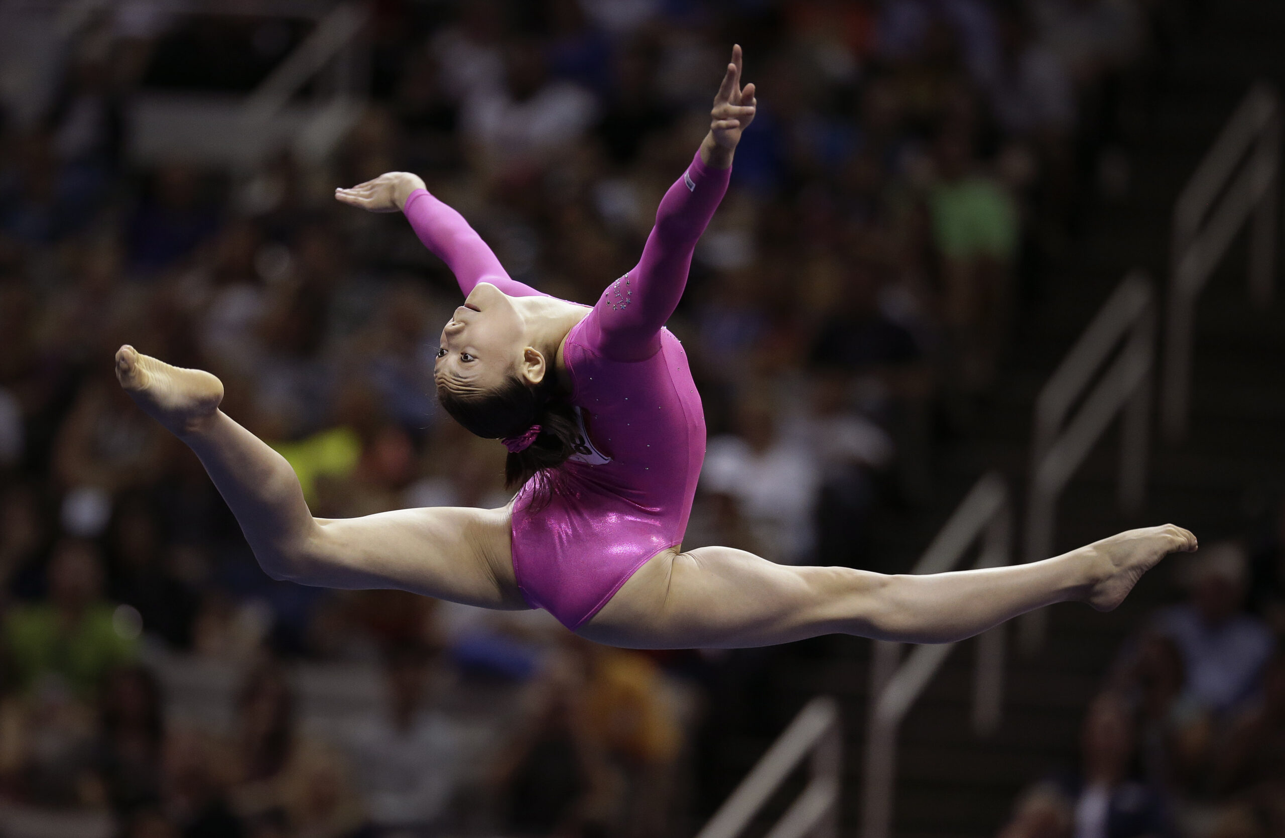 during the preliminary round of the women's Olympic gymnastics trials, Friday, June 29, 2012, in San Jose, Calif. (AP Photo/Jae C. Hong) (Jae C. Hong)