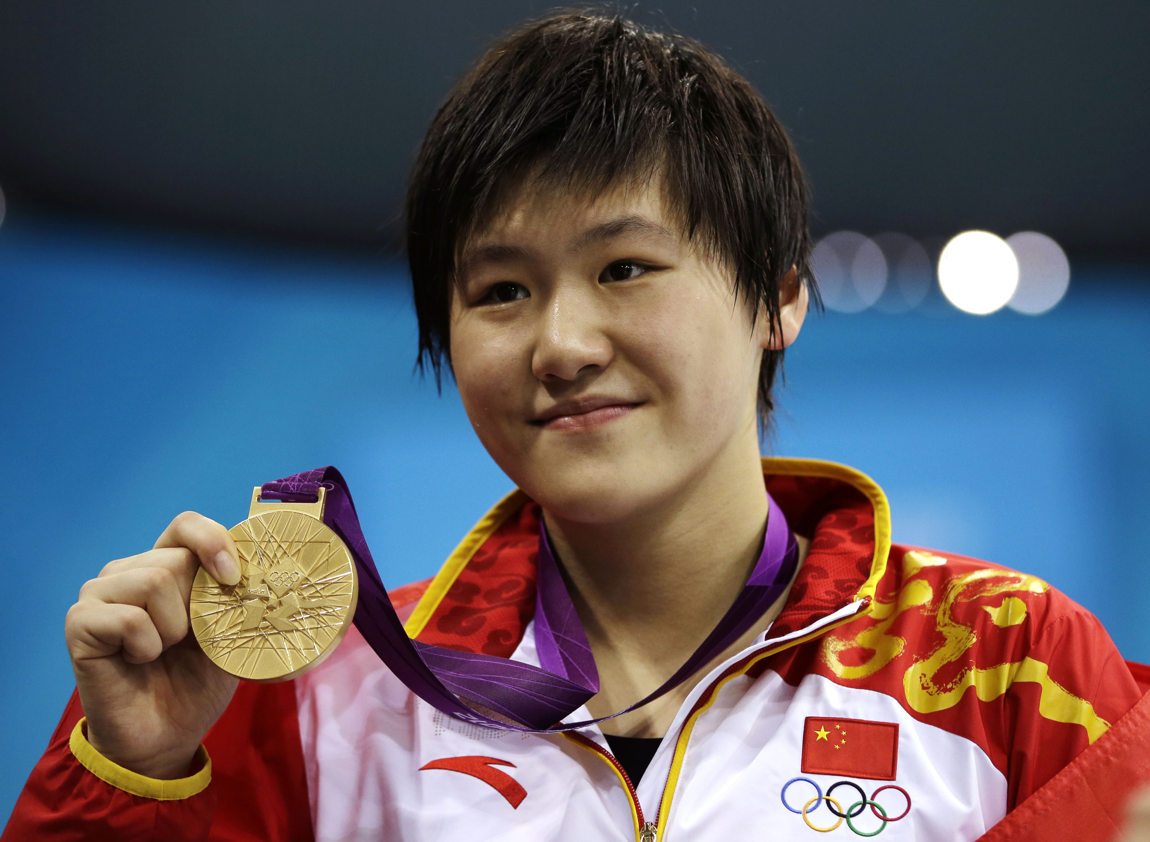 Chinese reacted angrily to doping accusations swirling around their newest swimming superstar Ye who won two gold medals at the London Olympics. (AP/Matt Slocum)
