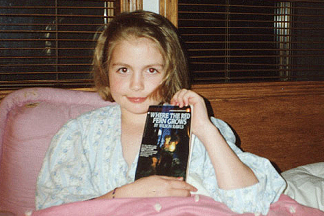 The author, one year into her diet
