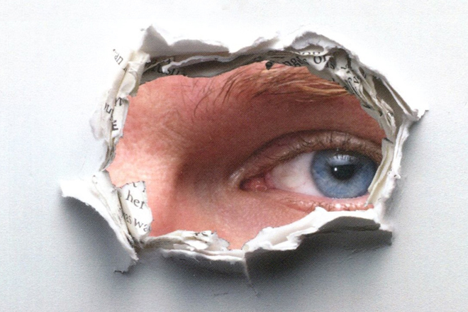 A detail from the cover of "Privacy"