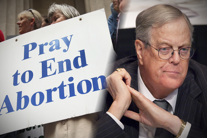 David Koch, right (AP/Shannon Stapleton/Reuters/Mark Lennihan)