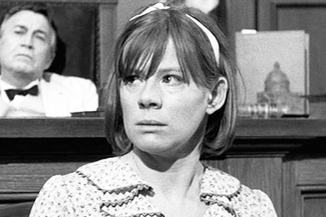 Collin Wilcox as Mayella Ewell in "To Kill a Mockingbird"