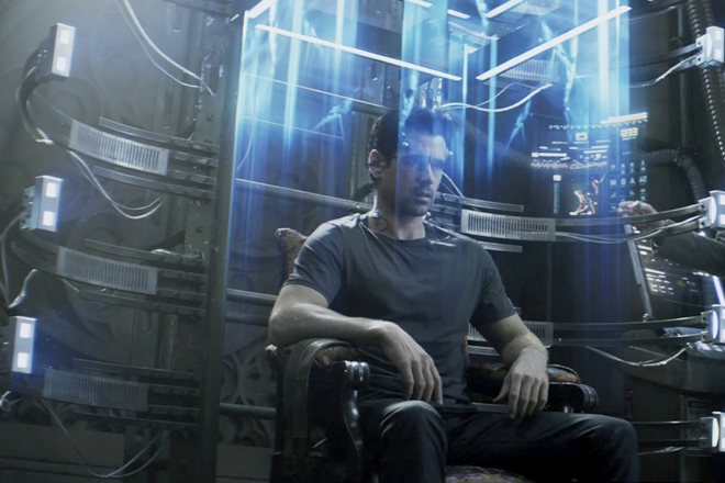 Colin Farrell in "Total Recall"