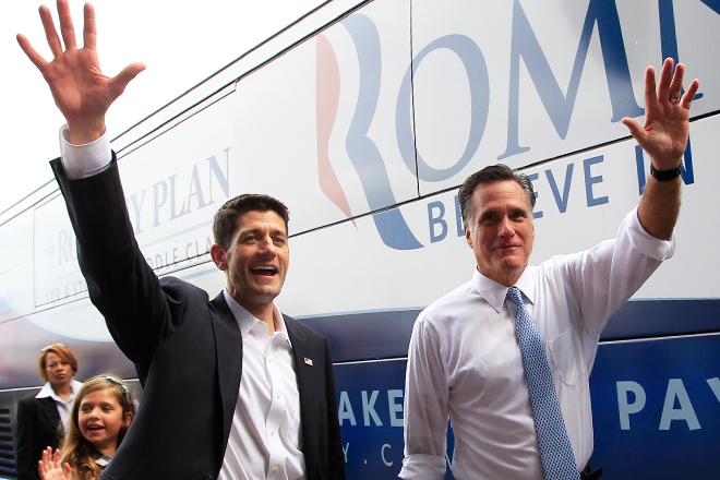 Paul Ryan and Mitt Romney (Reuters/Shannon Stapleton)