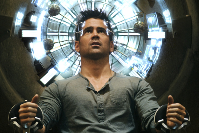 Colin Farrell in "Total Recal"