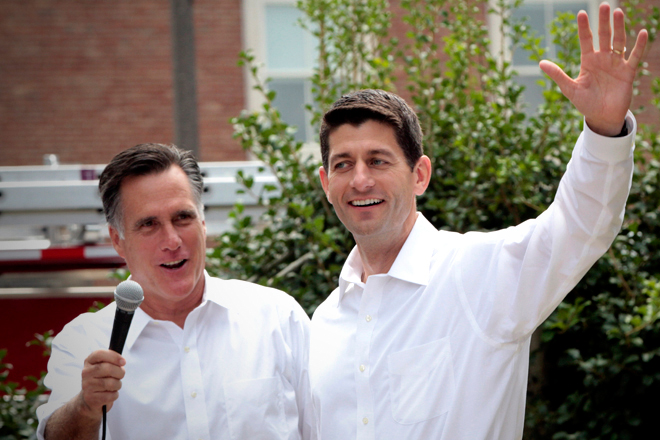 Mitt Romney and Paul Ryan (AP/Mary Altaffer)