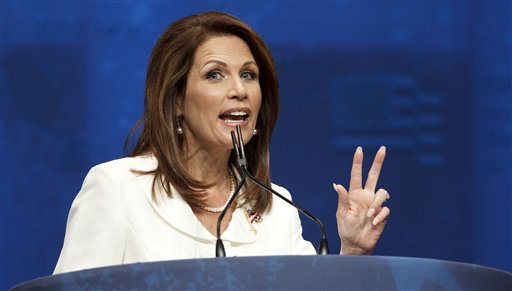 Former presidential candidate, Rep. Michele Bachmann, R-Minn. speaks in Washington. (AP/J. Scott Applewhite)