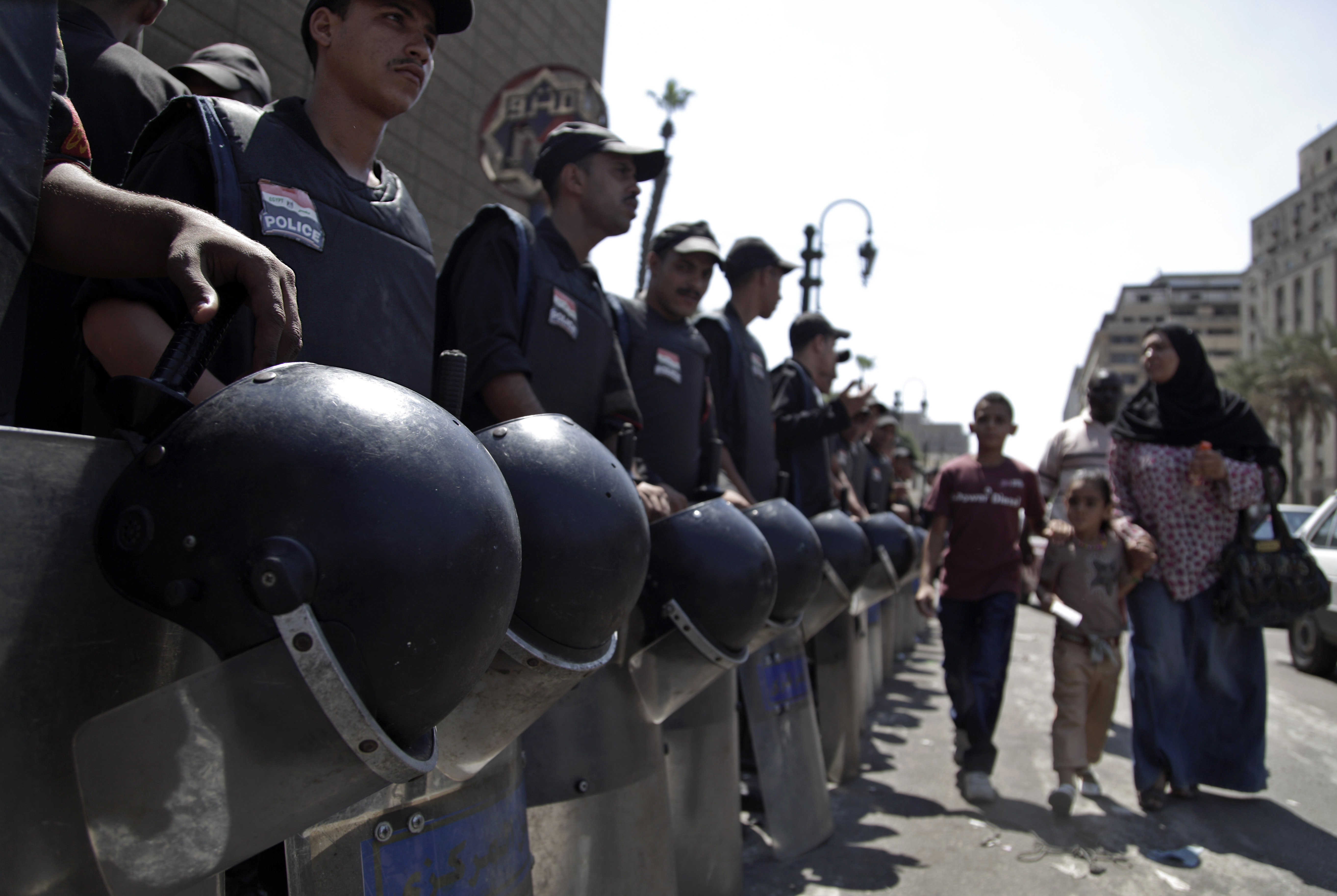 Tahrir Square in Cairo, Egypt, Saturday, Sept. 15, 2012 after days of protests (AP/Khalil Hamra)