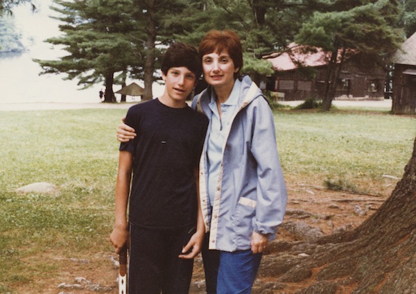 The author and his mother (Daniel Krieger)