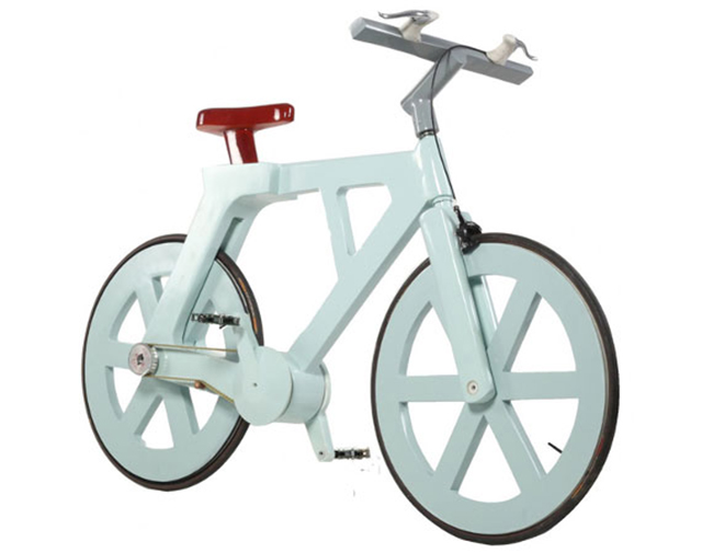 Izhar Gafni's cardboard bike (Fastcompany.com)
