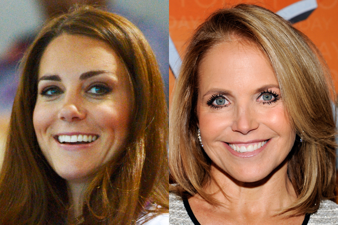 Kate, Duchess of Cambridge and Katie Couric (AP)