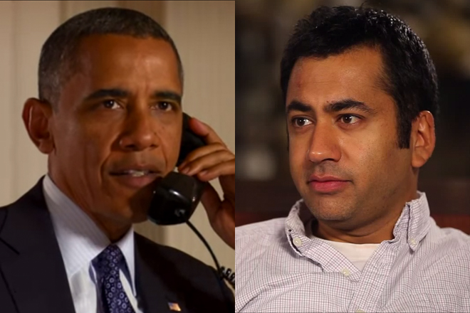 President Obama and Kal Penn
