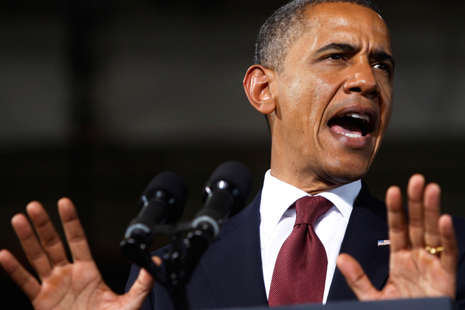 President Obama (Reuters/Gary Cameron)