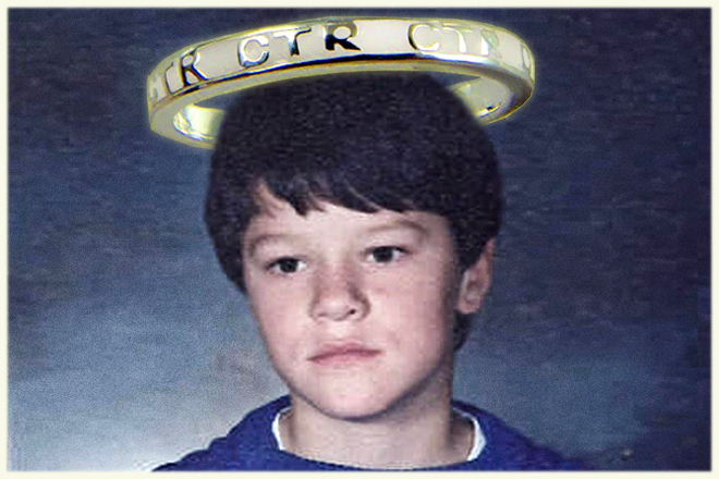 A photo of the author as a boy.