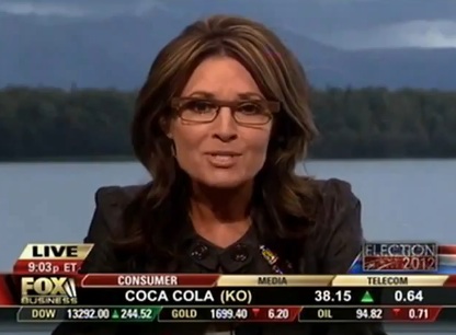Sarah Palin. (Fox Business Network)
