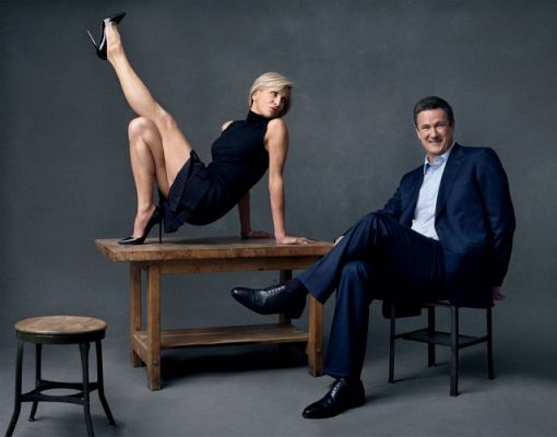 Mika Brzezinski and Joe Scarborough (Vanity Fair)