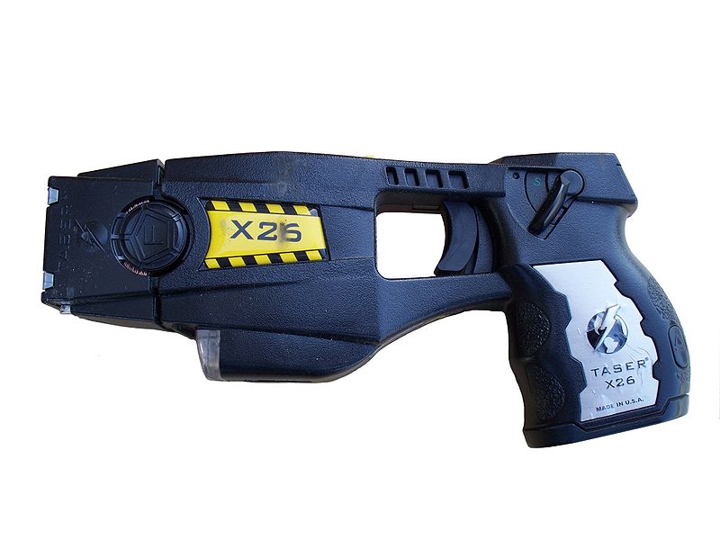 Police-issue Taser gun (Wikimedia)