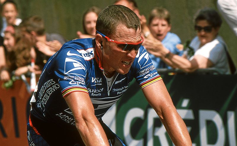 Lance Armstrong in 2002 ((Wikimedia/Benutzer Hase))