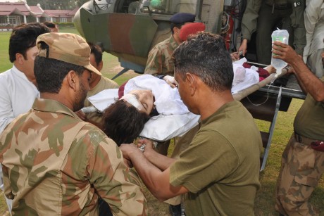 Malala Yousafzai airlifted in Pakistan (AP Photo)