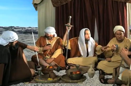 An image from the highly controversial film "Innocence of Muslims"