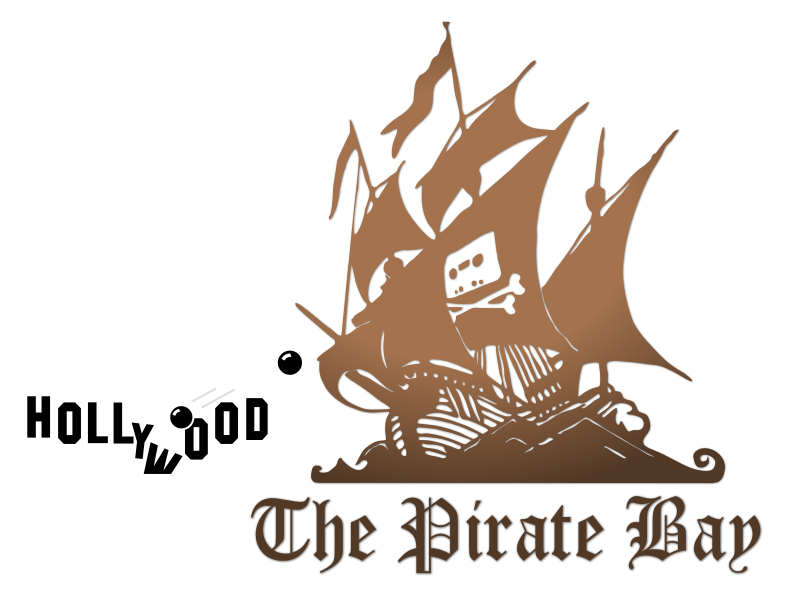 The Pirate Bay logo (Wikimedia)
