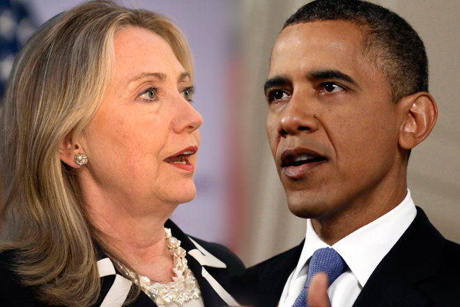 Hillary Clinton and President Obama (AP)