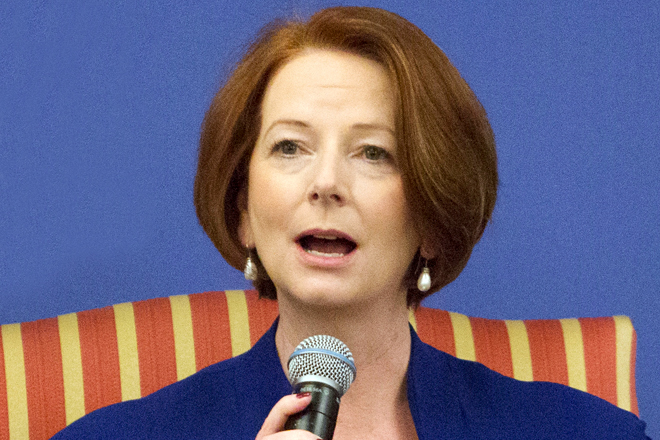 Australian Prime Minister Julia Gillard