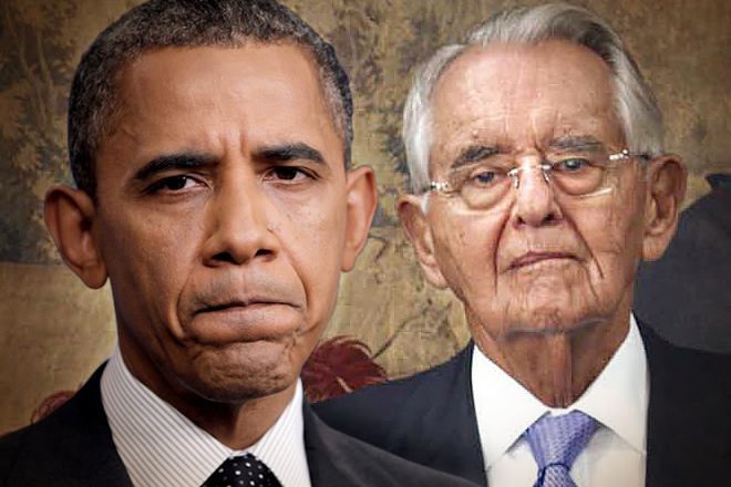 President Obama; Pete Peterson (AP/Pablo Martinez Monsivais/Michael Prince/Salon)