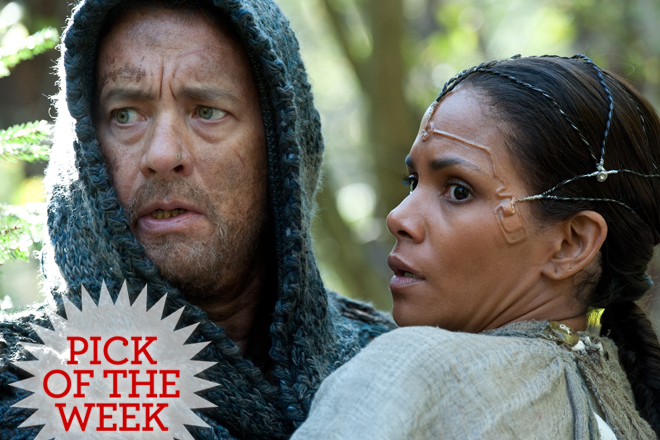 Tom Hanks and Halle Berry in "Cloud Atlas"
