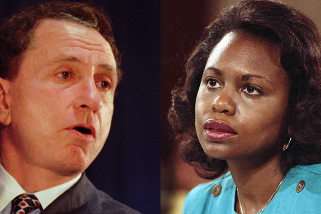 Arlen Specter and Anita Hill (AP)