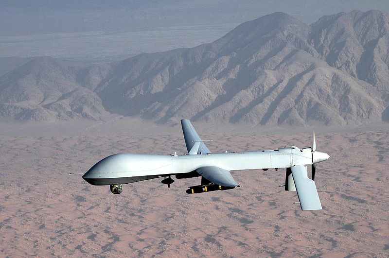 A predator drone was shot at (but missed) by two Iranian warplanes (Wikimedia)