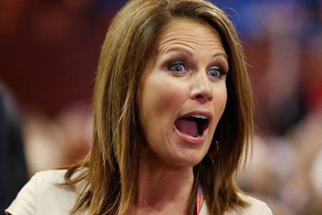 Michele Bachmann was just one of the invited speakers to the now-defunct July event. (AP/Jae C. Hong)