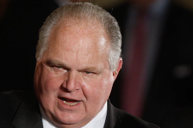 Rush Limbaugh (AP/Ron Edmonds)