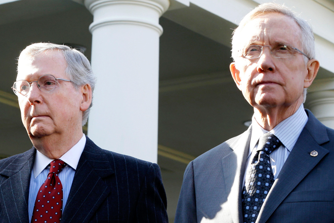 Mitch McConnell and Harry Reid (AP/Jacquelyn Martin)