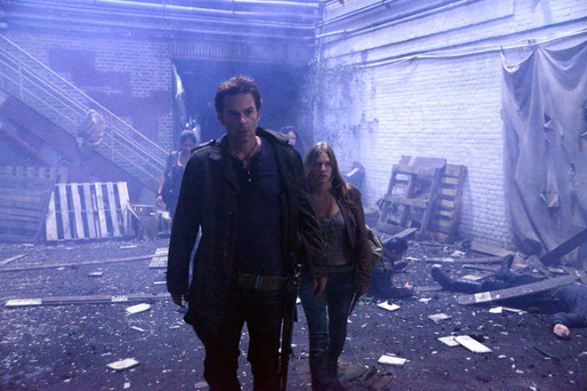 Billy Burke and Tracy Spiridakos in "Revolution"