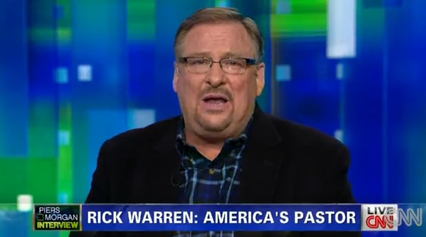 Pastor Rick Warren. (CNN)
