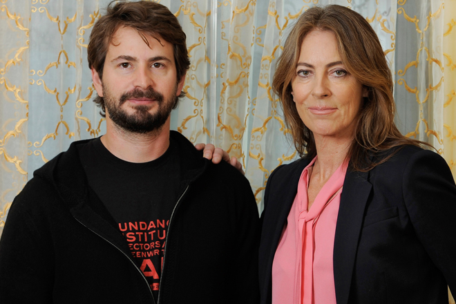 Mark Boal and Kathryn Bigelow (AP/Chris Pizzello/Invision)