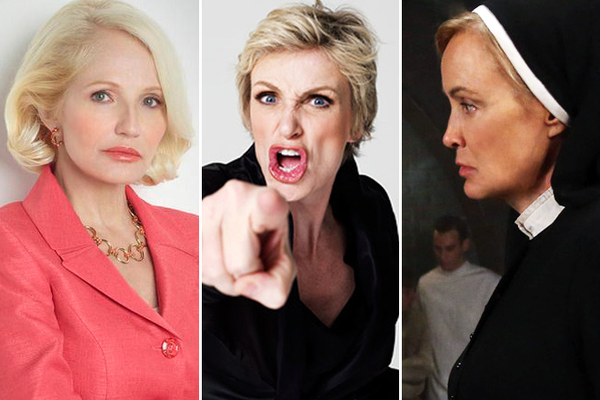 Ellen Barkin, Jane Lynch and Jessica Lange