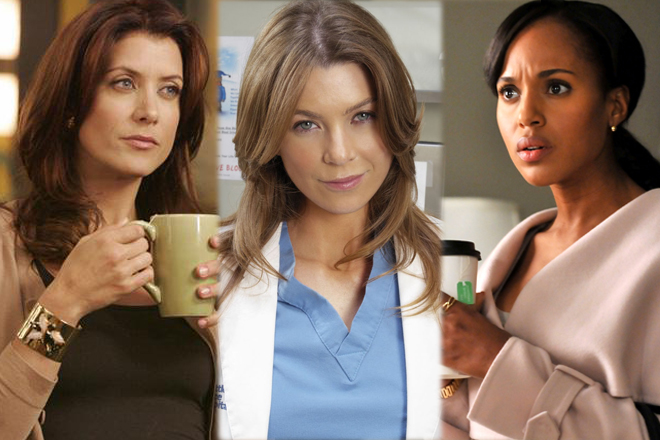 Kate Walsh, Ellen Pompeo and Kerry Washington