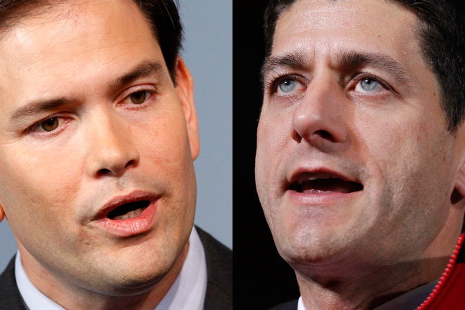 Marco Rubio and Paul Ryan (AP)