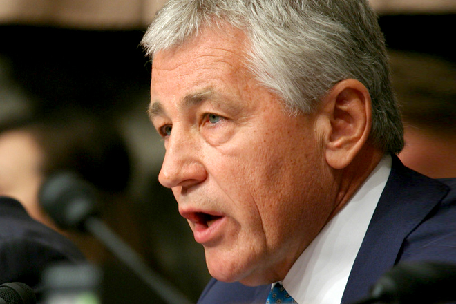 Secretary of Defense Chuck Hagel (Jeff Malet, maletphoto.com)