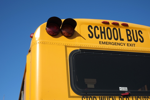 The gunman grabbed his five-year-old hostage off a school bus (Shutterstock/Richard Thornton)