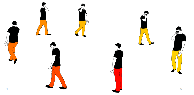 "Cell Trance" from Curious Rituals, a project devoted to exploring the "gestural interaction in the digital everyday." (Curious Rituals via Hyperallergic)