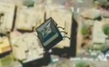 (Screenshot of micro-drone from Air Force simulation)