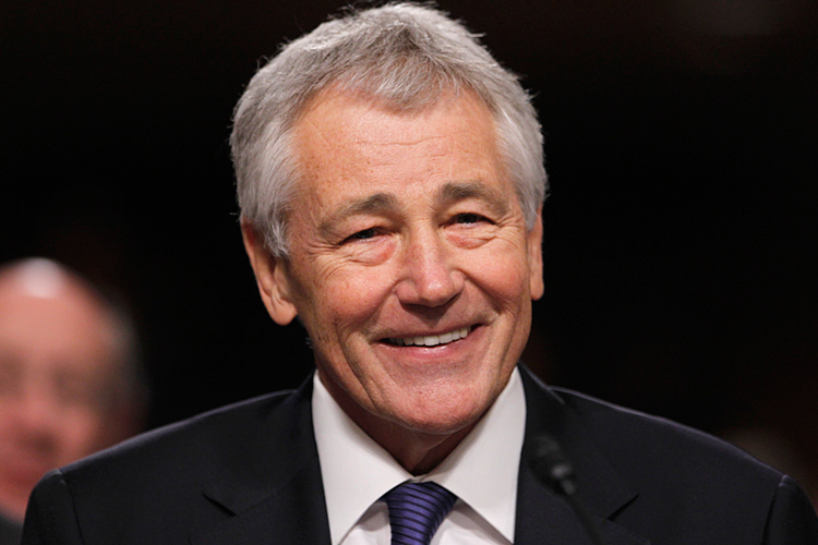 Chuck Hagel (Reuters/Kevin Lamarque)