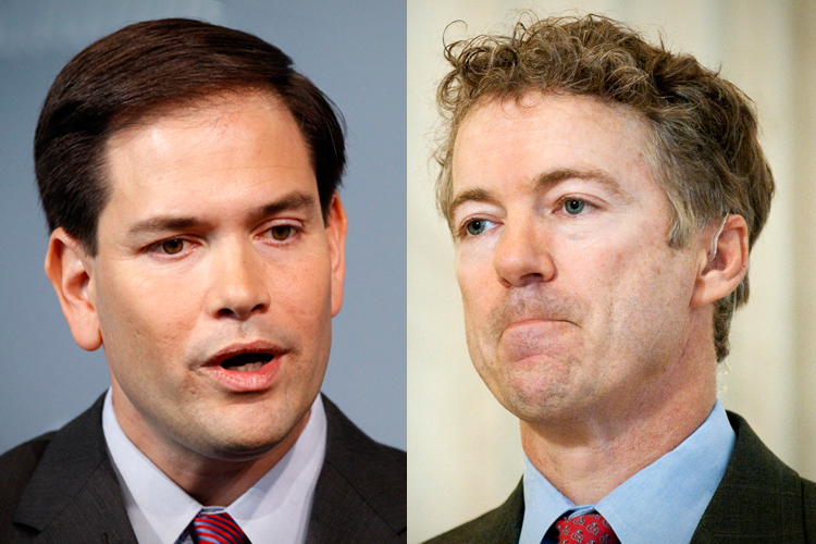 Sens. Marco Rubio and Rand Paul (AP/Haraz N. Ghanbari/Reuters/Jonathan Ernst)