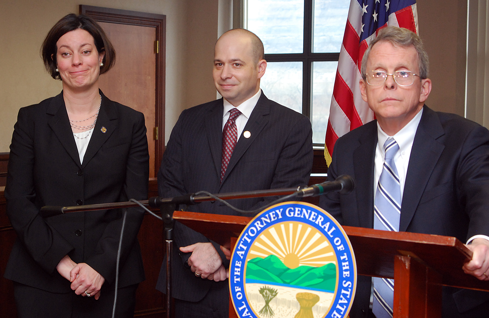 Ohio Attorney General Mike DeWine (AP/Steubenville Herald-Star, Michael D. McElwain, Pool)