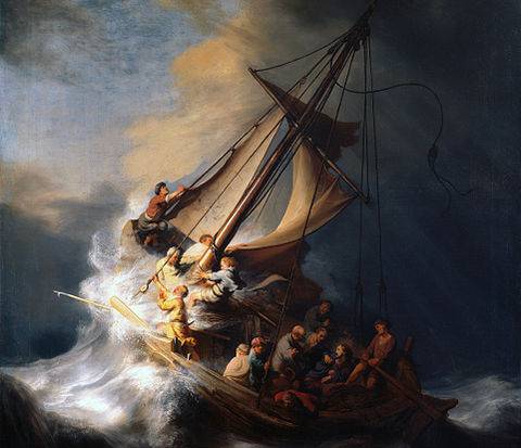 Rembrandt's "The Storm on the Sea of Galilee," one of the stolen artworks (Wikimedia)