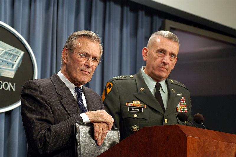 Donald Rumsfeld and Gen. Tommy Franks (Department of Defense)